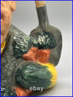 Royal Doulton Group of 2 Character Toby Jugs Cardinal and Gardener Large Size
