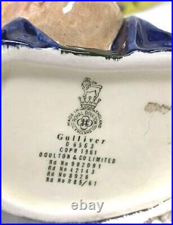 Royal Doulton Gulliver1961 D 902091 4Toby Jug EUC