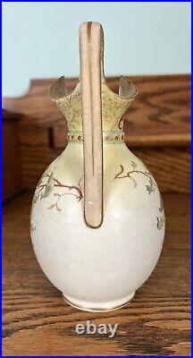 Royal Doulton Hand Painted Floral Burslem Spout Jug, Pitcher, Vase, Ewer