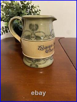 Royal Doulton Heaven helps those who help themselves Motto Jug