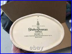 Royal Doulton Henry V Signed Large Toby Jug Shakespearean Collection