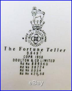 Royal Doulton JUG- CHARACTER JUG TOBY FORTUNE TELLER D6497 LARGE 1958-67