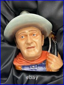 Royal Doulton John Wayne Character Jug of the Year D7269 Rare Cabinet Condition