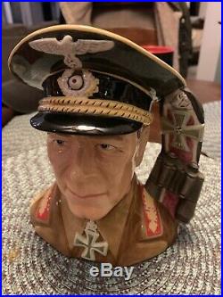 Royal Doulton Jug General Edwin Rommel Character Jug