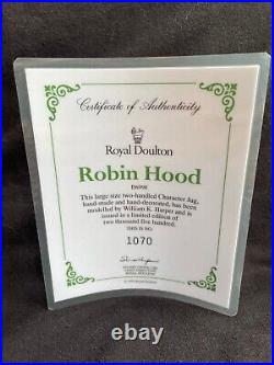Royal Doulton Jug Mug Character D6998 ROBIN HOOD. 1995 Ltd Ed 1070/2500