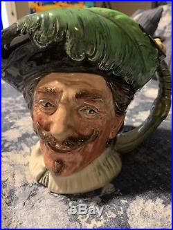 Royal Doulton Jug THE CAVALIER with Goatee D6114