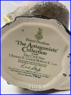 Royal Doulton Jug The Antagonists Collection ULYSSES GRANT & ROBERT LEE D6698