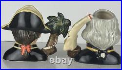 Royal Doulton Jugs FLETCHER CHRISTIAN & CAPTAIN BLIGH D7075 & D7074 (Ltd. Ed.)