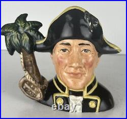 Royal Doulton Jugs FLETCHER CHRISTIAN & CAPTAIN BLIGH D7075 & D7074 (Ltd. Ed.)