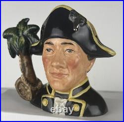 Royal Doulton Jugs FLETCHER CHRISTIAN & CAPTAIN BLIGH D7075 & D7074 (Ltd. Ed.)