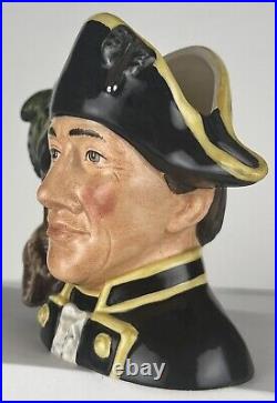 Royal Doulton Jugs FLETCHER CHRISTIAN & CAPTAIN BLIGH D7075 & D7074 (Ltd. Ed.)