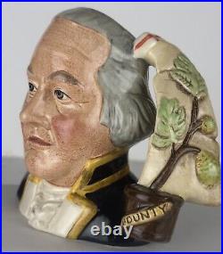 Royal Doulton Jugs FLETCHER CHRISTIAN & CAPTAIN BLIGH D7075 & D7074 (Ltd. Ed.)