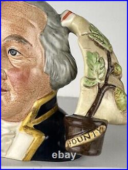 Royal Doulton Jugs FLETCHER CHRISTIAN & CAPTAIN BLIGH D7075 & D7074 (Ltd. Ed.)