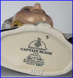 Royal Doulton Jugs FLETCHER CHRISTIAN & CAPTAIN BLIGH D7075 & D7074 (Ltd. Ed.)