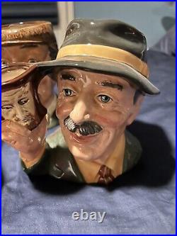 Royal Doulton Jugs THE AUCTIONEER, THE COLLECTOR AND THE ANTIQUE DEALER