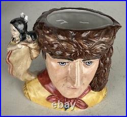 Royal Doulton Jugs WILLIAM CLARK and MERIWETHER LEWIS D7234 and D7235 with COA