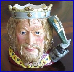 Royal Doulton King Arthur D7055 Toby Character Jug #1,359 of 1,500 withCert Mint