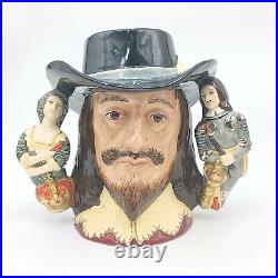 Royal Doulton King Charles I Three Handle Jug D6917 Le #2039/2500. Pre-owned