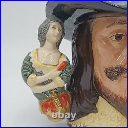 Royal Doulton King Charles I Three Handle Jug D6917 Le #2039/2500. Pre-owned