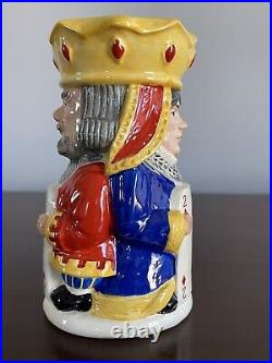 Royal Doulton King and Queen of Diamonds Double Sided Toby Jug D6969 #871/2500