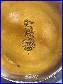 Royal Doulton Kingsware Golf Golfing Whiskey Bottle Jug Flask VERY RARE