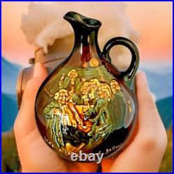 Royal Doulton Kingsware He's Jolly Good Fellow Globular Whisky Flask Jug 1923
