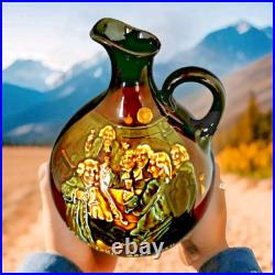 Royal Doulton Kingsware He's Jolly Good Fellow Globular Whisky Flask Jug 1923