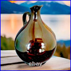 Royal Doulton Kingsware He's Jolly Good Fellow Globular Whisky Flask Jug 1923 Royal Doulton Kingsware He's Jolly Good Fellow Globular Whisky Flask Jug 1923