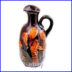 Royal Doulton Kingsware Memories Dewar's Whiskey Flask Decanter Bottle Jug 1906