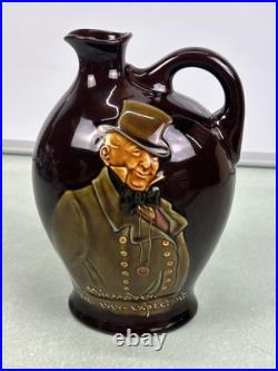 Royal Doulton Kingsware Mr. Micawber The Ever-Expectant Jug Dewar's Whiskey