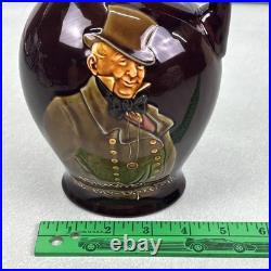 Royal Doulton Kingsware Mr. Micawber The Ever-Expectant Jug Dewar's Whiskey