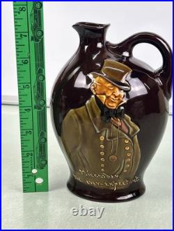 Royal Doulton Kingsware Mr. Micawber The Ever-Expectant Jug Dewar's Whiskey