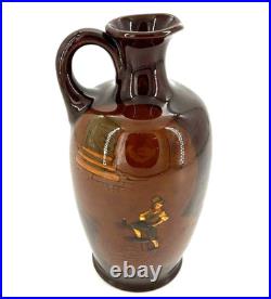 Royal Doulton Kingsware Mr. Pickwick Whiskey Flask Decanter Bottle Jug 1915