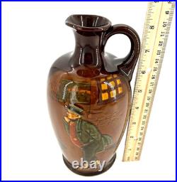 Royal Doulton Kingsware Mr. Pickwick Whiskey Flask Decanter Bottle Jug 1915