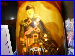 Royal Doulton Kingsware The Pipe Major Dewar's Whisky Jug Bottle 1910 Rare Art
