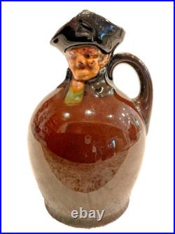 Royal Doulton Kingsware Watchman Dewars Whiskey Miniature Flask Decanter Jug