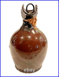 Royal Doulton Kingsware Watchman Dewars Whiskey Miniature Flask Decanter Jug