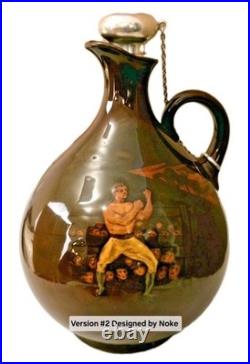 Royal Doulton Kingsware Watchman Dewars Whiskey Miniature Flask Decanter Jug