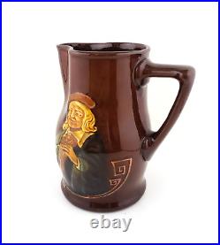 Royal Doulton Kingsware William Hogarth Whiskey Water Motto Pitcher Jug Mint