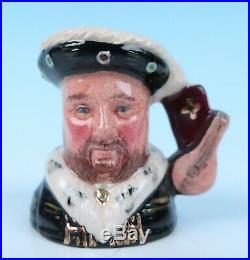 Royal Doulton LE 2500 Set 6 Kings & Queens of the Realm Tiny Toby Character Jug