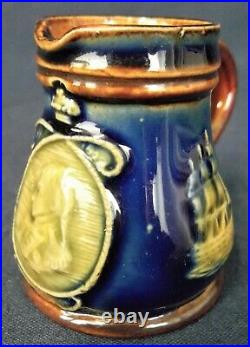 Royal Doulton LORD NELSON stoneware miniature jug circa 1910