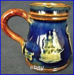 Royal Doulton LORD NELSON stoneware miniature jug circa 1910