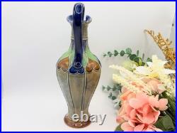 Royal Doulton Lambeth Art Nouveau Stoneware Jug / Vase / Ewer c. 1902-1922