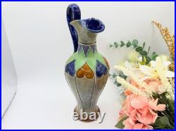Royal Doulton Lambeth Art Nouveau Stoneware Jug / Vase / Ewer c. 1902-1922