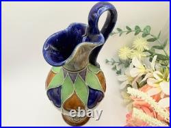 Royal Doulton Lambeth Art Nouveau Stoneware Jug / Vase / Ewer c. 1902-1922