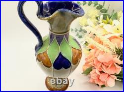 Royal Doulton Lambeth Art Nouveau Stoneware Jug / Vase / Ewer c. 1902-1922