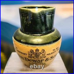 Royal Doulton Lambeth John Dewar & Sons Stoneware Pint Size Whisky Water Jug