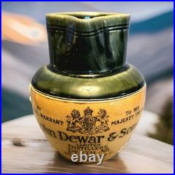 Royal Doulton Lambeth John Dewar & Sons Stoneware Pint Size Whisky Water Jug