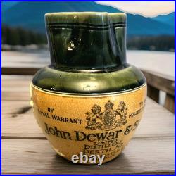 Royal Doulton Lambeth John Dewar & Sons Stoneware Pint Size Whisky Water Jug