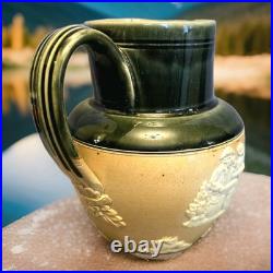 Royal Doulton Lambeth John Dewar & Sons Stoneware Pint Size Whisky Water Jug